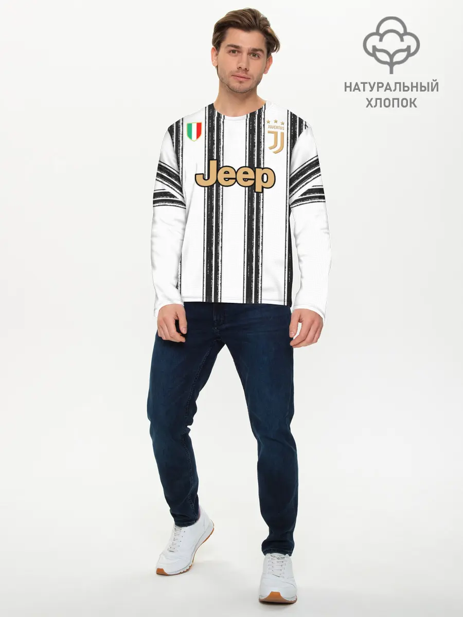 Мужской лонгслив базовый / Ronaldo home 20-21 (P007_P004ooo2351835, P004ooo2351835)