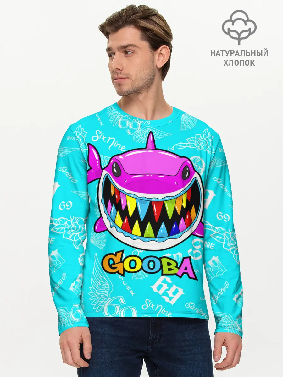 Мужской лонгслив базовый / 6IX9INE GOOBA (P007_P004ooo2347005, P004ooo2347005)