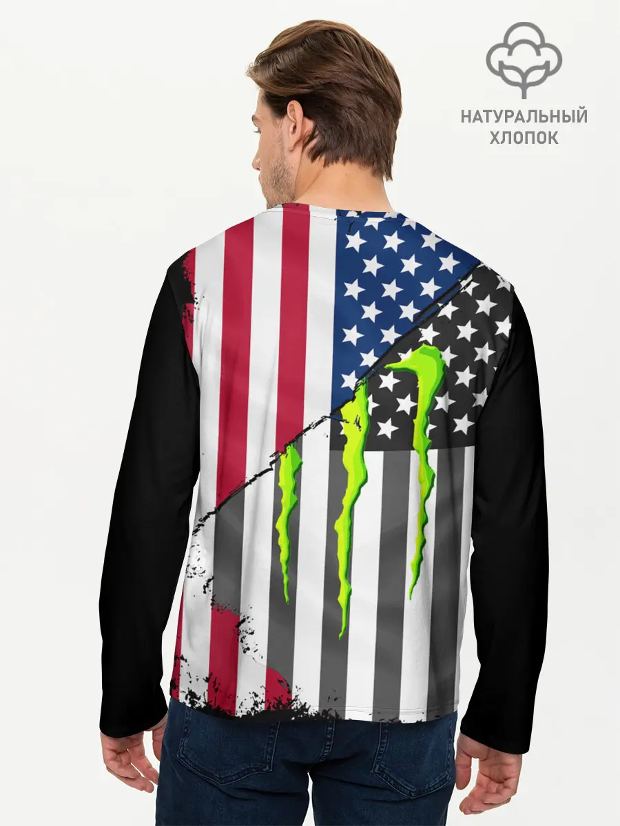Мужской лонгслив базовый / MONSTER ENERGY (P007_P004ooo2353631, P004ooo2353631)