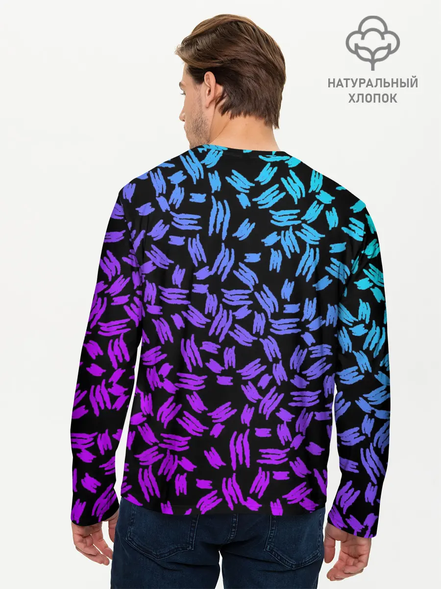Мужской лонгслив базовый / PATTERN MONSTER ENERGY (P007_P004ooo2381327, P004ooo2381327)
