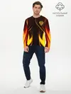 Мужской лонгслив базовый / Russian style | Русский стиль (P007_P004ooo2410913, P004ooo2410913)