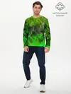 Мужской лонгслив базовый / ЗЕЛЁНЫЙ ОГОНЬ (P007_P004ooo2396377, P004ooo2396377)