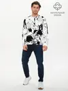 Мужской лонгслив базовый / БРЫЗГИ КРАСОК (P007_P004ooo2400891, P004ooo2400891)