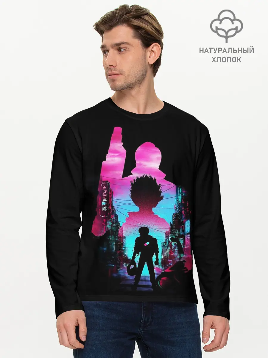 Мужской лонгслив базовый / Neo Akira (P007_P004ooo2412597, P004ooo2412597)