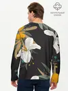 Мужской лонгслив базовый / Цветочный арт (P007_P004ooo2413001, P004ooo2413001)