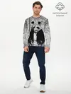 Мужской лонгслив базовый / Грустная Панда (P007_P004ooo2415995, P004ooo2415995)