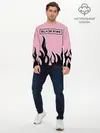 Мужской лонгслив базовый / BlackPink (P007_P004ooo2430933, P004ooo2430933)