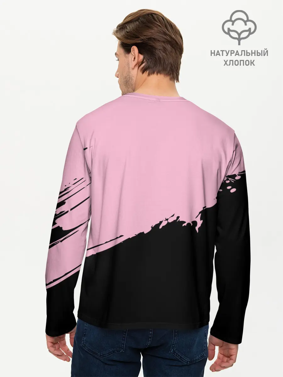 Мужской лонгслив базовый / BlackPink (P007_P004ooo2431049, P004ooo2431049)