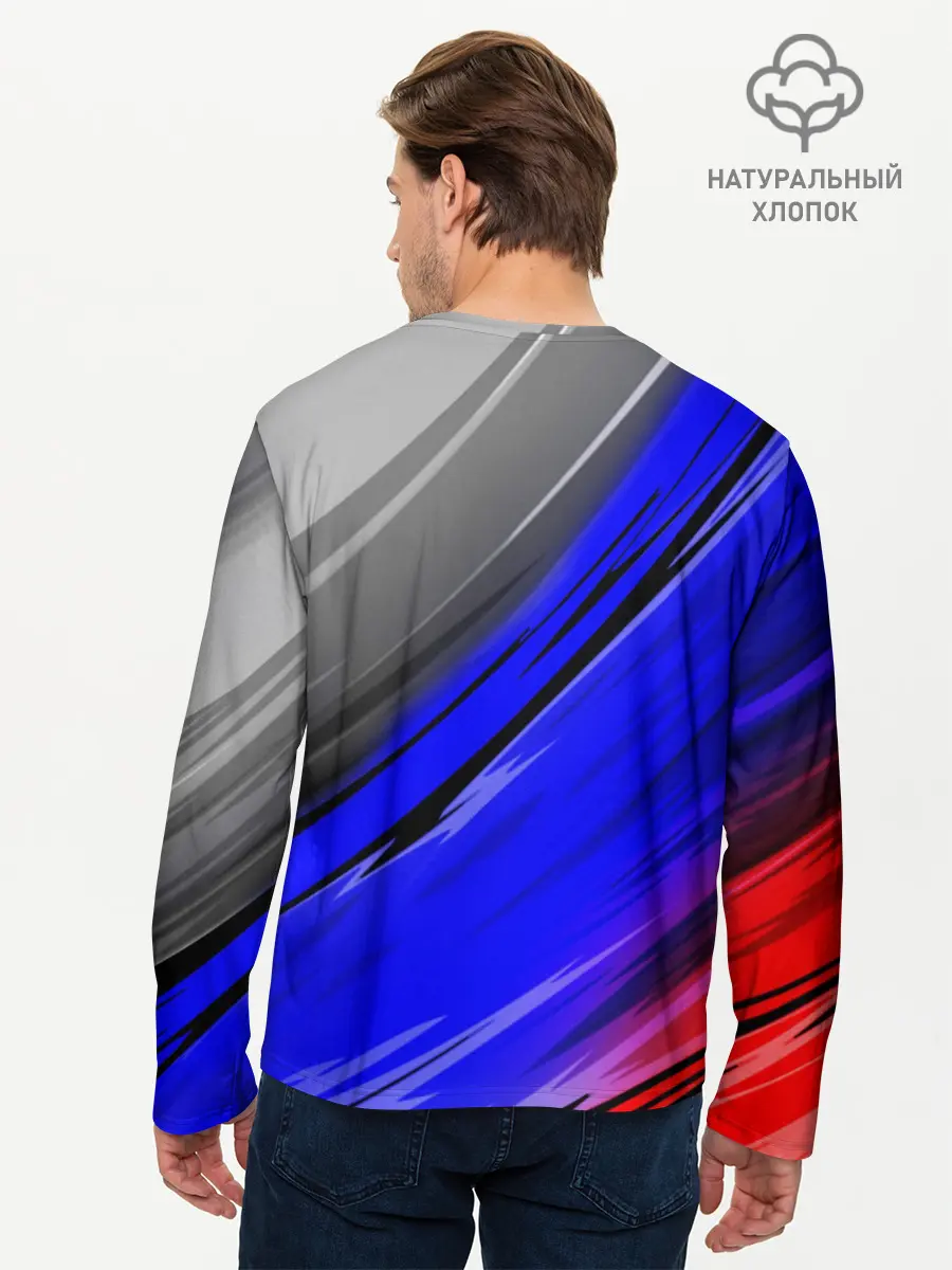 Мужской лонгслив базовый / Русский Медведь (P007_P004ooo2434047, P004ooo2434047)