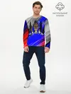 Мужской лонгслив базовый / Русский Медведь (P007_P004ooo2434047, P004ooo2434047)