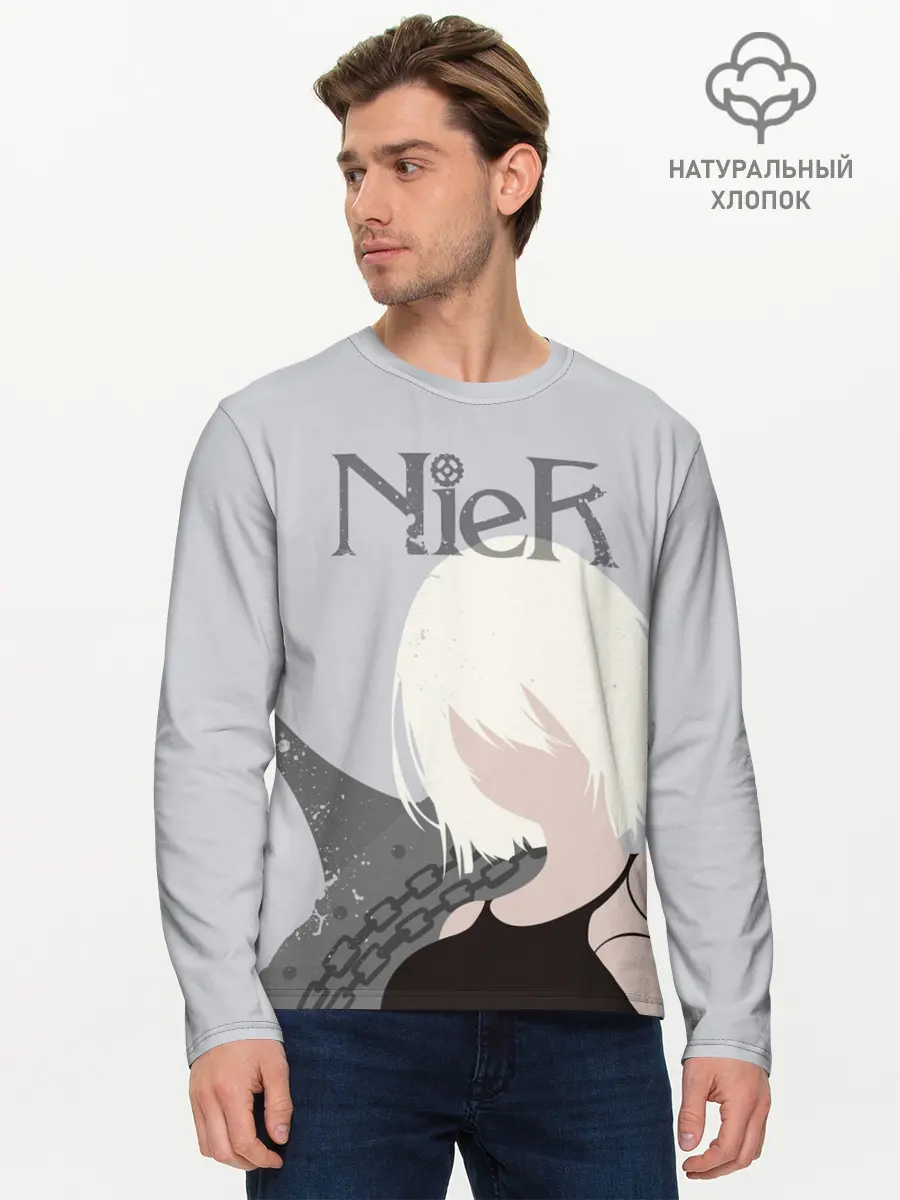 Мужской лонгслив базовый / Nier (P007_P004ooo2450951, P004ooo2450951)