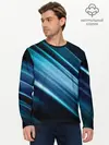 Мужской лонгслив базовый / GEOMETRY STRIPES (P007_P004ooo2448559, P004ooo2448559)