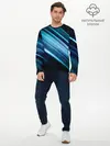 Мужской лонгслив базовый / GEOMETRY STRIPES (P007_P004ooo2448559, P004ooo2448559)