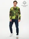 Мужской лонгслив базовый / МИЛИТАРИ (P007_P004ooo2449167, P004ooo2449167)