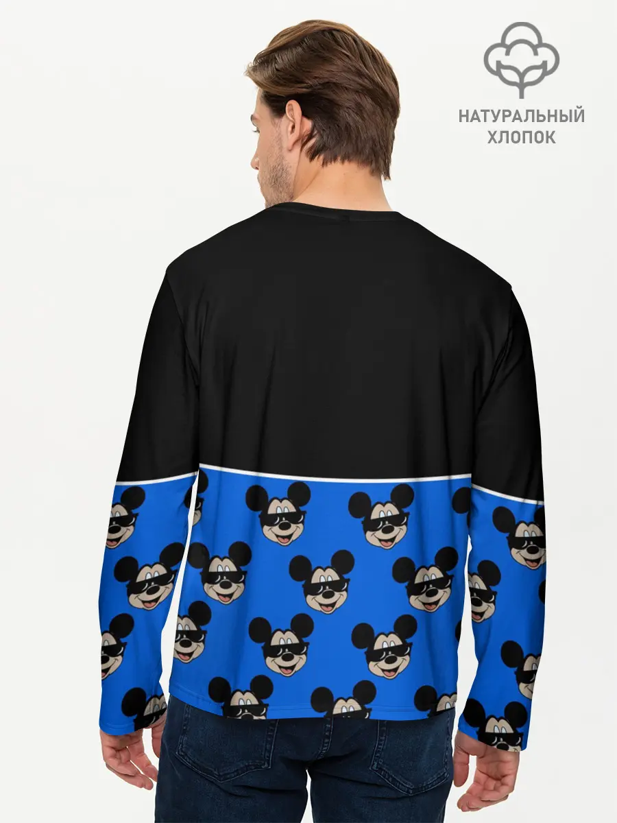 Мужской лонгслив базовый / Disney.Микки Маус (P007_P004ooo2452905, P004ooo2452905)