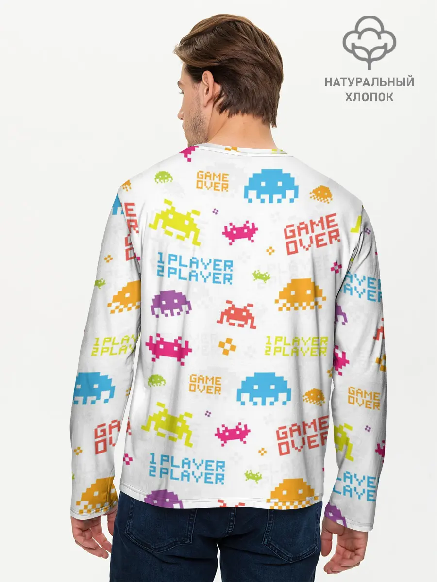 Мужской лонгслив базовый / Players (P007_P004ooo2457183, P004ooo2457183)