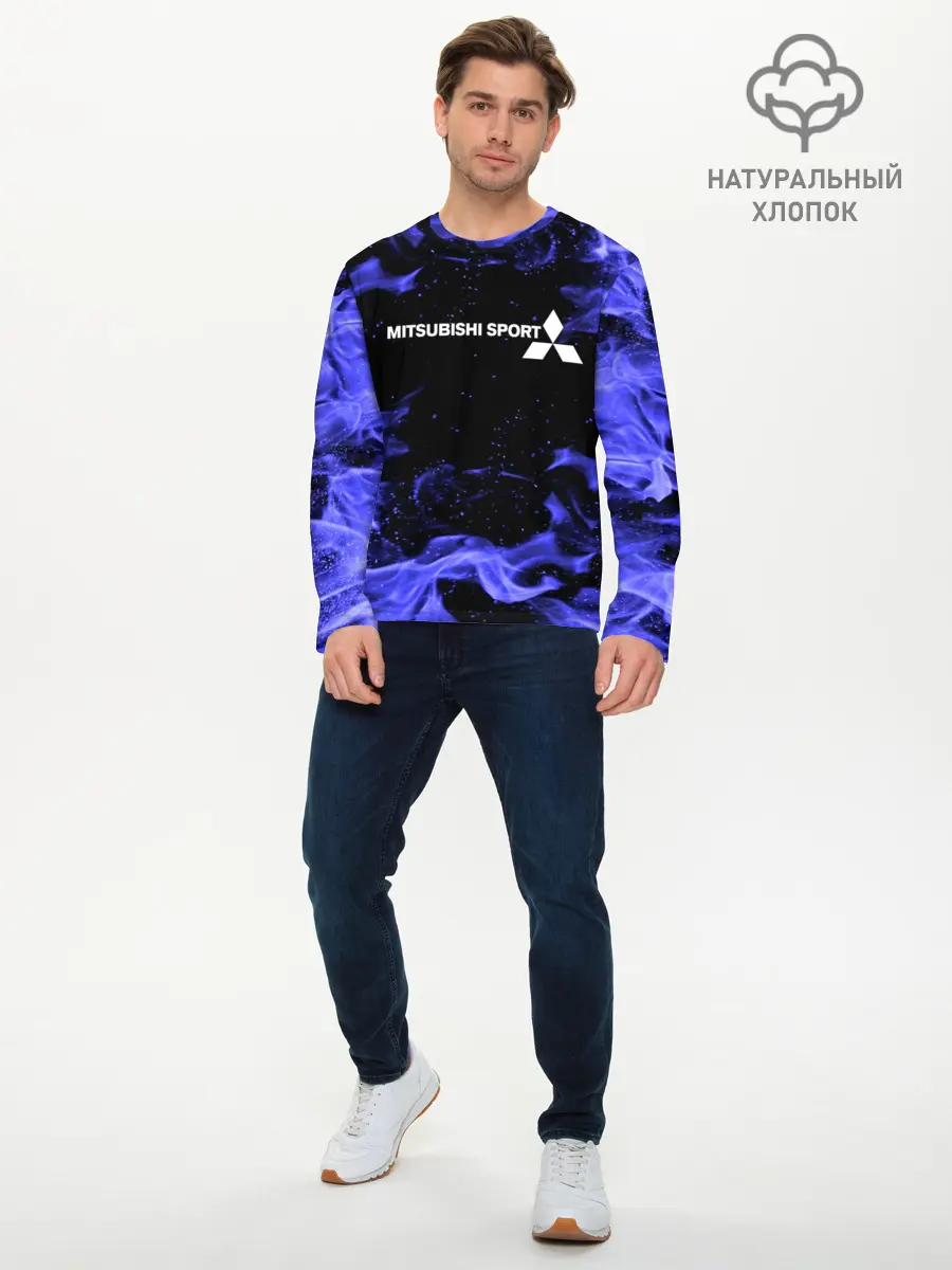 Мужской лонгслив базовый / MITSUBISHI (P007_P004ooo2457775, P004ooo2457775)