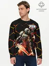 Мужской лонгслив базовый / DOOM | Броня (P007_P004ooo2458889, P004ooo2458889)