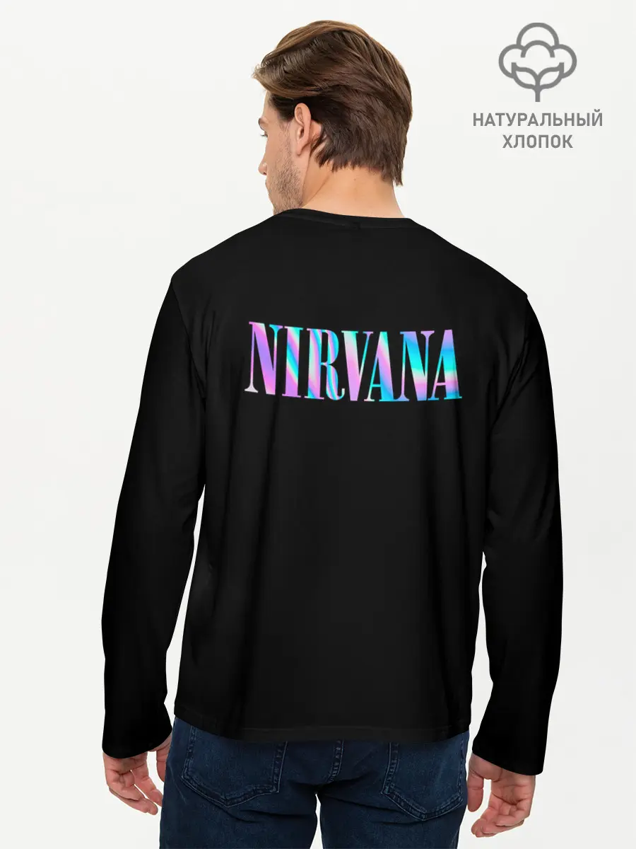 Мужской лонгслив базовый / Nirvana (P007_P004ooo2467585, P004ooo2467585)