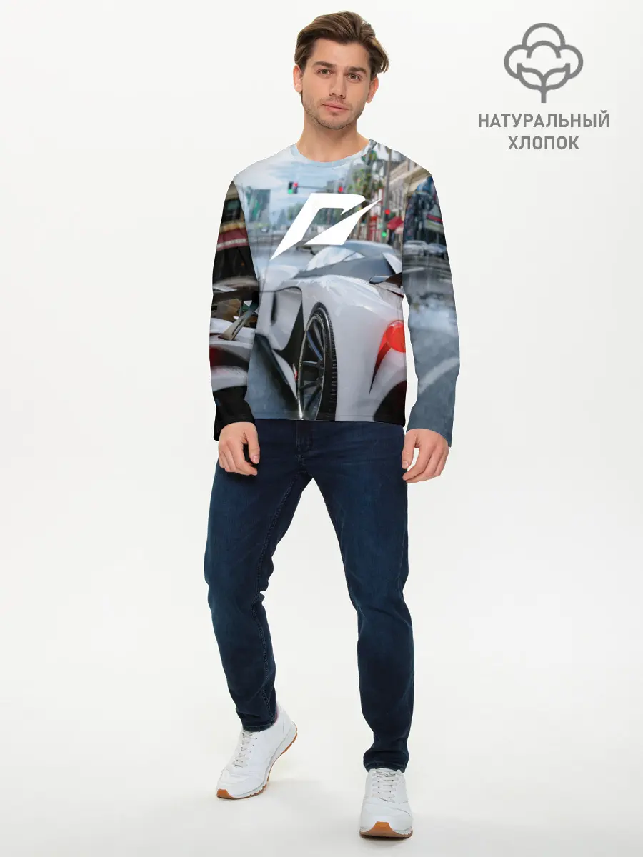Мужской лонгслив базовый / NFS Shift (P007_P004ooo2478385, P004ooo2478385)
