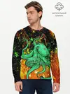 Мужской лонгслив базовый / Cosmo Octopus (P007_P004ooo2484189, P004ooo2484189)