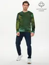 Мужской лонгслив базовый / Армейский Камуфляж | Ранний (P007_P004ooo2495827, P004ooo2495827)