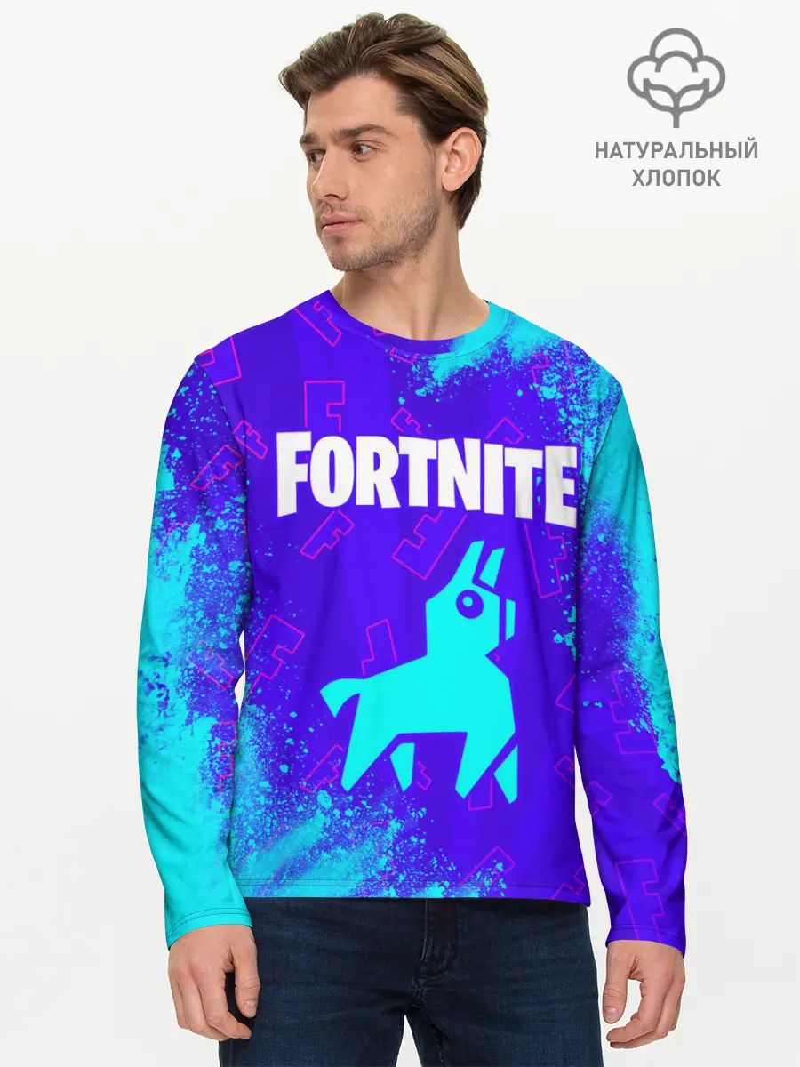 Мужской лонгслив базовый / FORTNITE / ФОРТНАЙТ (P007_P004ooo2500949, P004ooo2500949)