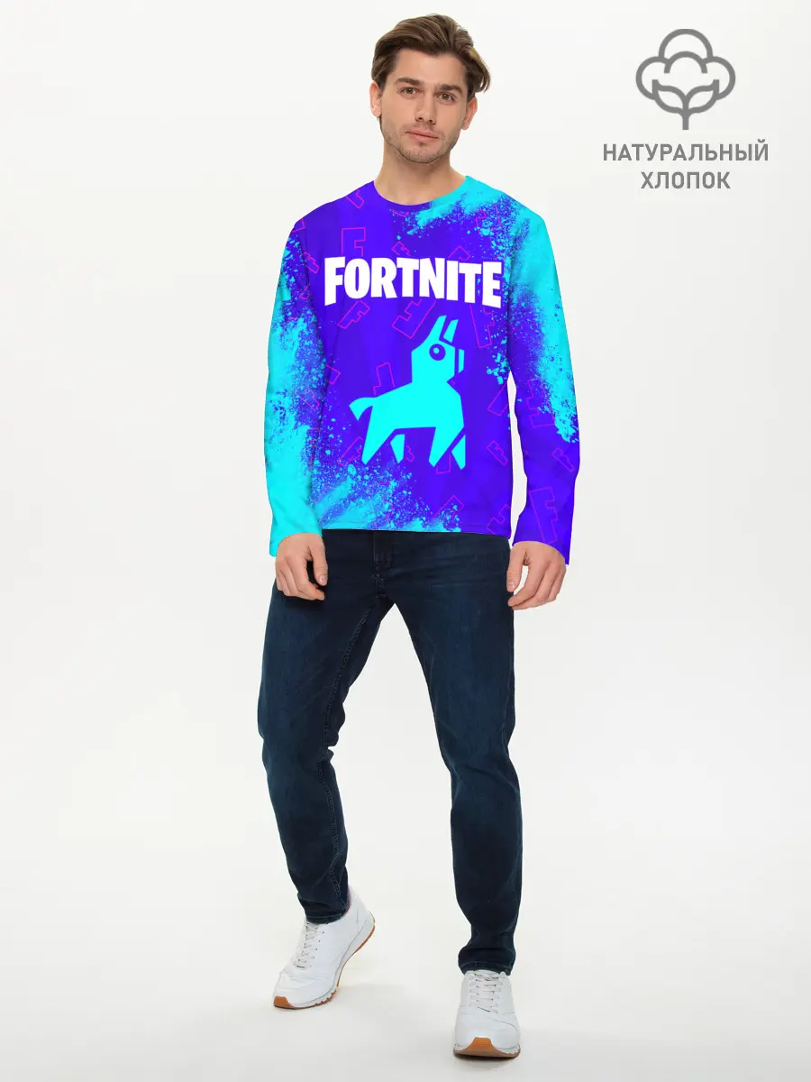 Мужской лонгслив базовый / FORTNITE / ФОРТНАЙТ (P007_P004ooo2500949, P004ooo2500949)