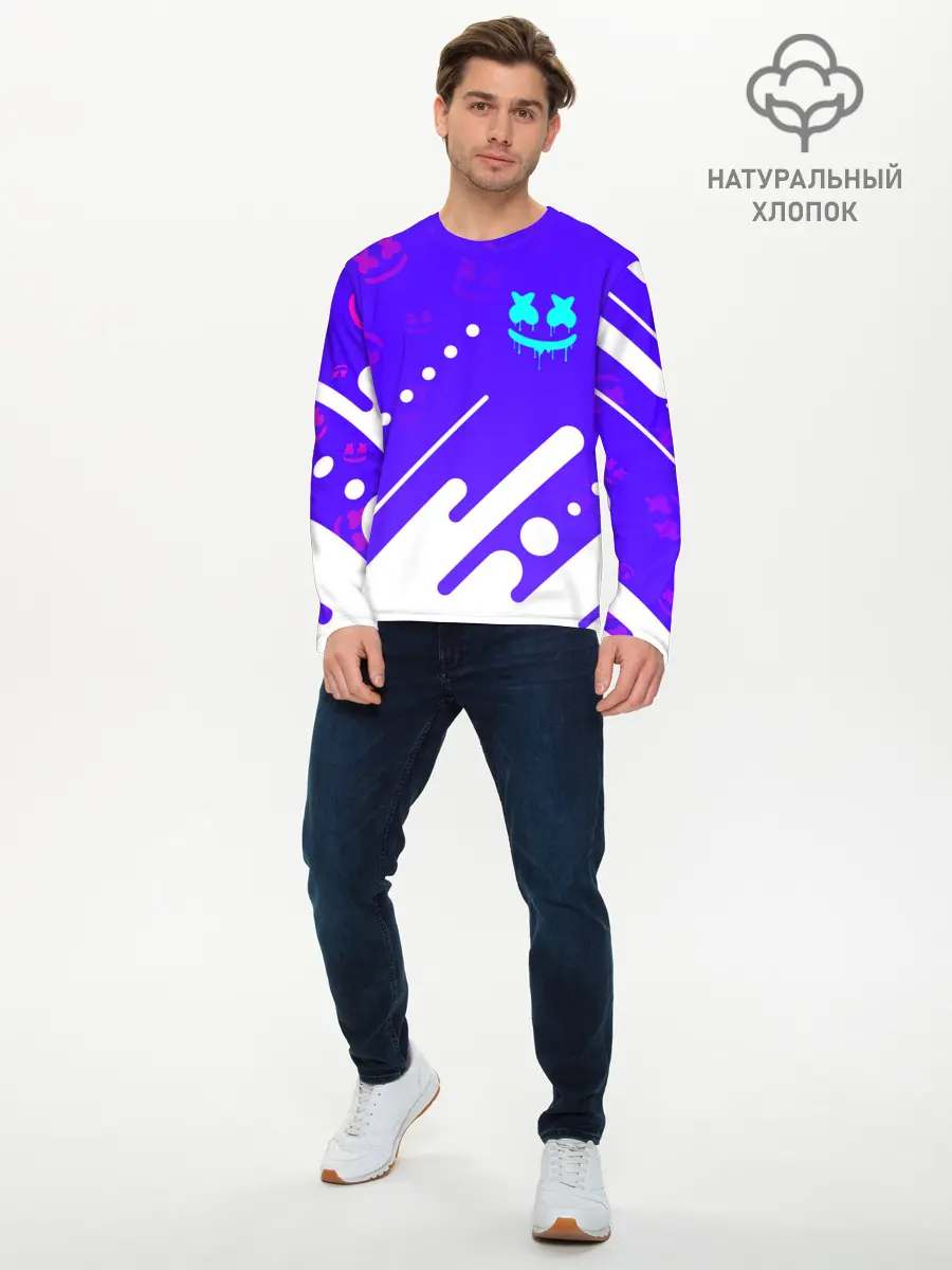 Мужской лонгслив базовый / MARSHMELLO / МАРШМЕЛЛОУ (P007_P004ooo2508201, P004ooo2508201)