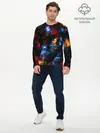 Мужской лонгслив базовый / КОСМИЧЕСКИЕ ВОЛНЫ (P007_P004ooo2517909, P004ooo2517909)