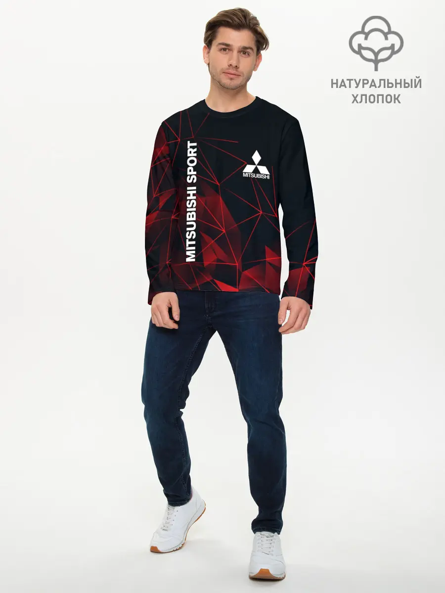 Мужской лонгслив базовый / MITSUBISHI (P007_P004ooo2518161, P004ooo2518161)