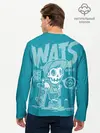 Мужской лонгслив базовый / Граффити Wats (P007_P004ooo2531941, P004ooo2531941)