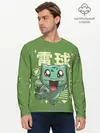 Мужской лонгслив базовый / Bulbasaur (P007_P004ooo2535297, P004ooo2535297)