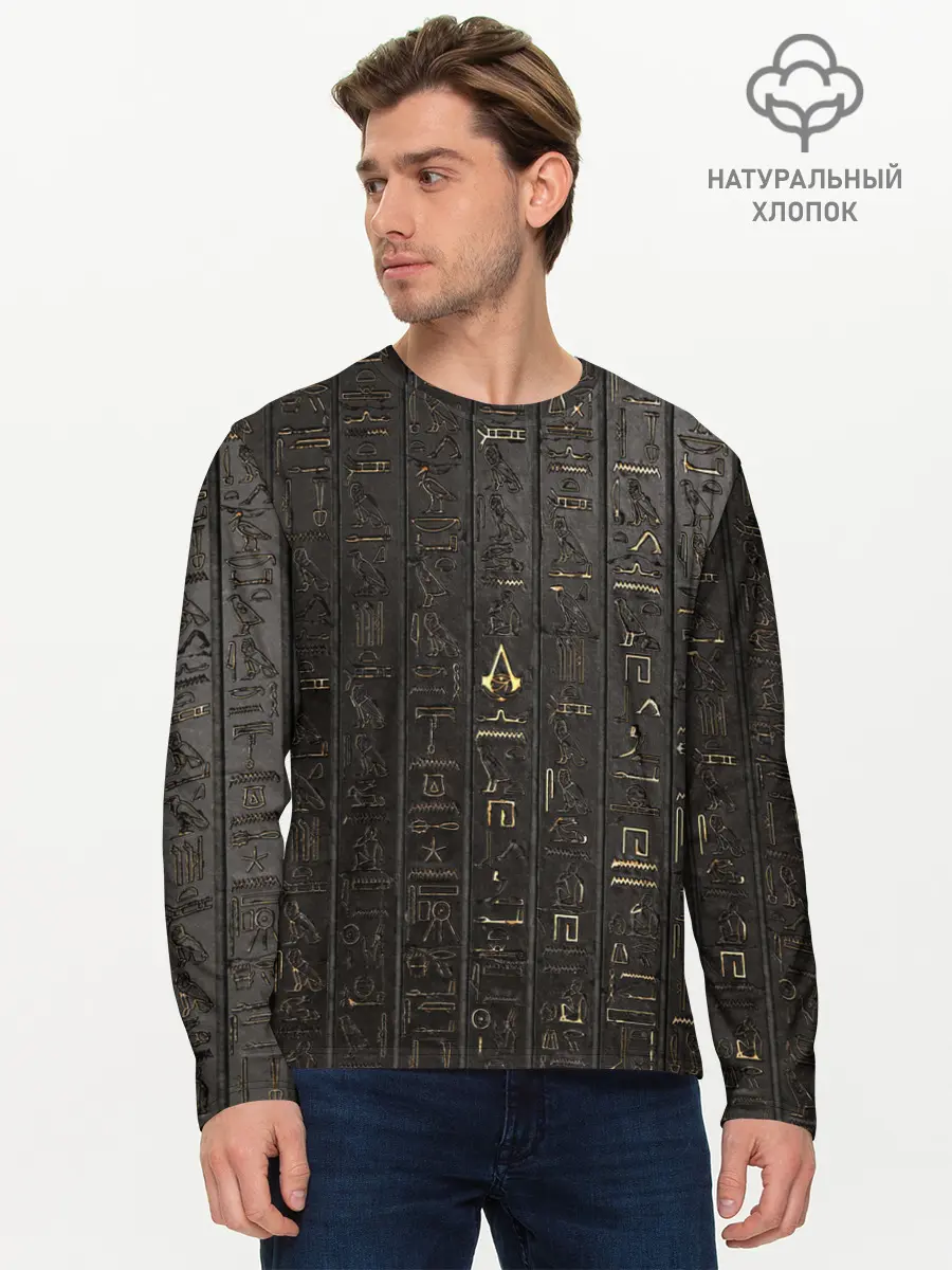 Мужской лонгслив базовый / ASSASSINS CREED:ORIGINS (P007_P004ooo2554917, P004ooo2554917)