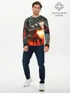 Мужской лонгслив базовый / Дракон | Dragon (P007_P004ooo2557775, P004ooo2557775)