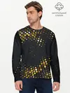 Мужской лонгслив базовый / black gold (P007_P004ooo2561863, P004ooo2561863)