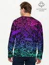 Мужской лонгслив базовый / Граффити Neon (P007_P004ooo2560987, P004ooo2560987)