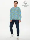 Мужской лонгслив базовый / Lyrical Lemonade Pattern (P007_P004ooo2561815, P004ooo2561815)