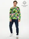 Мужской лонгслив базовый / avocado (P007_P004ooo2568181, P004ooo2568181)