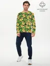 Мужской лонгслив базовый / avocado (P007_P004ooo2568191, P004ooo2568191)