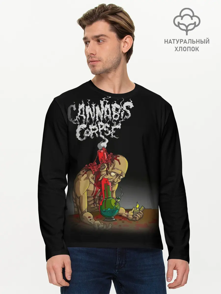 Мужской лонгслив базовый / Cannibal Corpse #2 (P007_P004ooo2569357, P004ooo2569357)