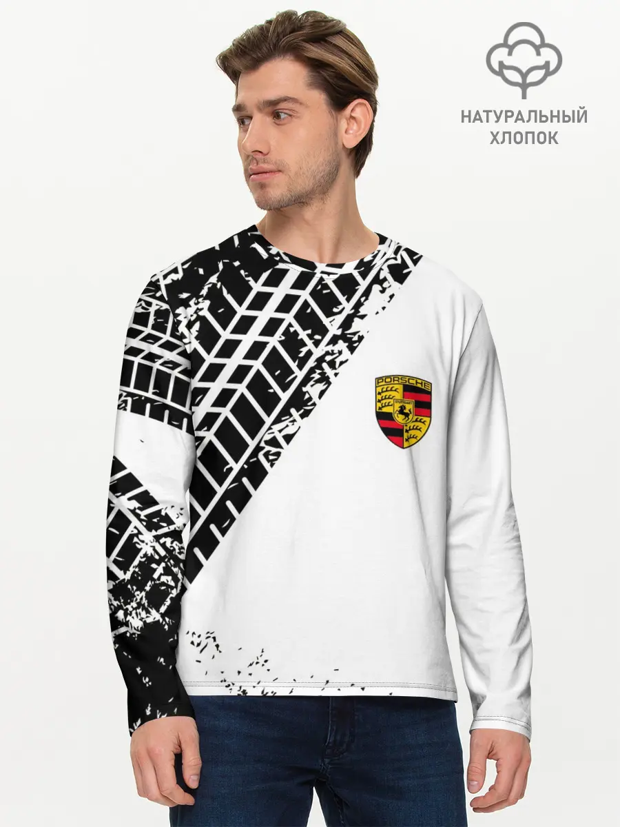 Мужской лонгслив базовый / PORSCHE (P007_P004ooo2569997, P004ooo2569997)