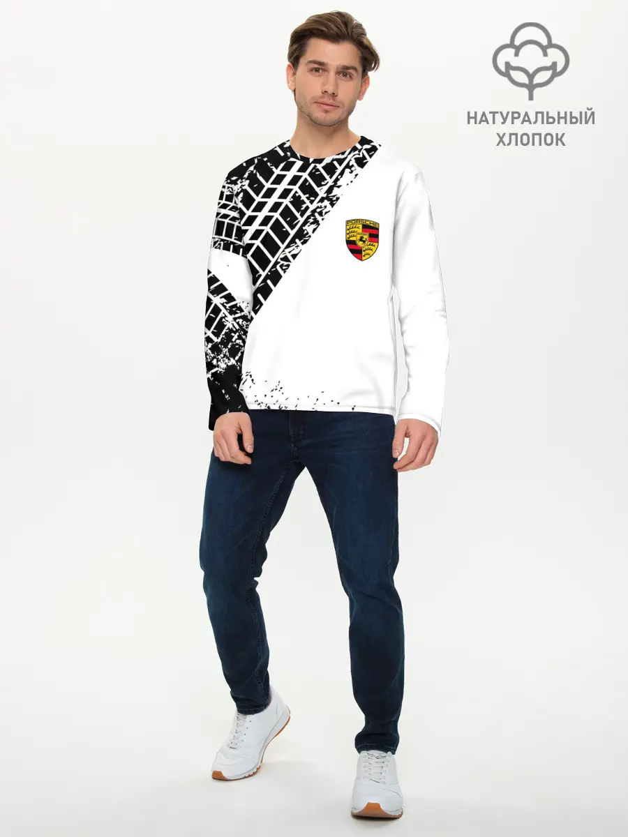 Мужской лонгслив базовый / PORSCHE (P007_P004ooo2569997, P004ooo2569997)