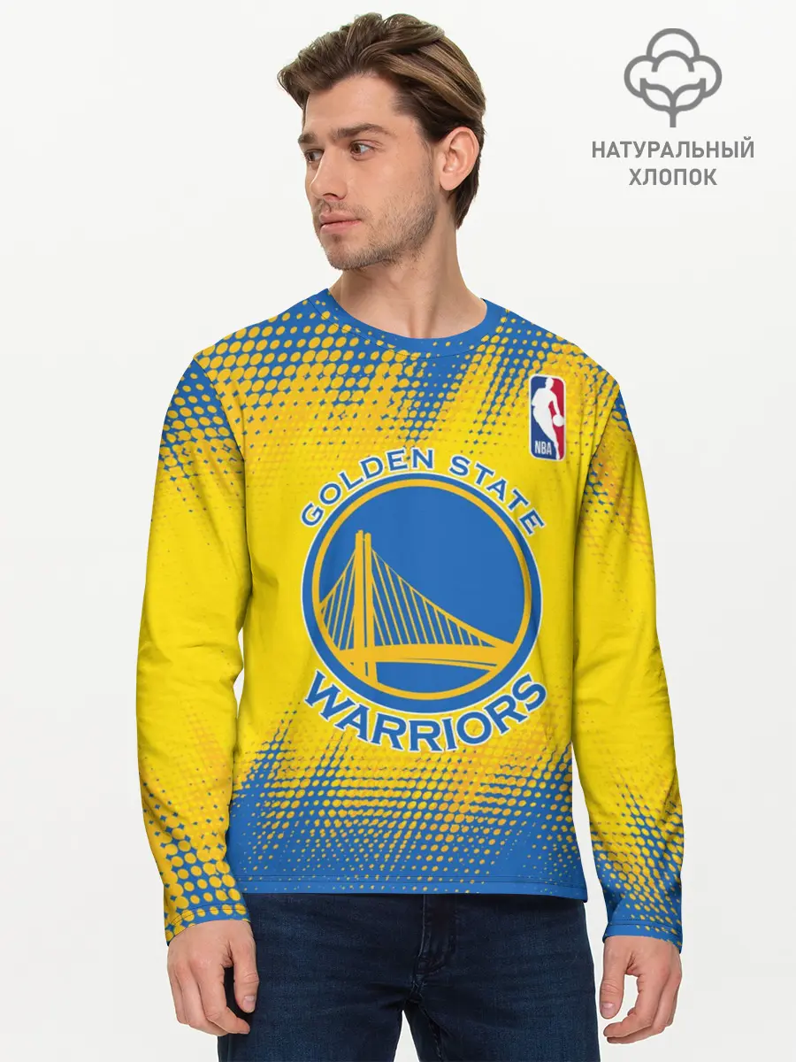Мужской лонгслив базовый / Golden State Warriors (P007_P004ooo2569769, P004ooo2569769)