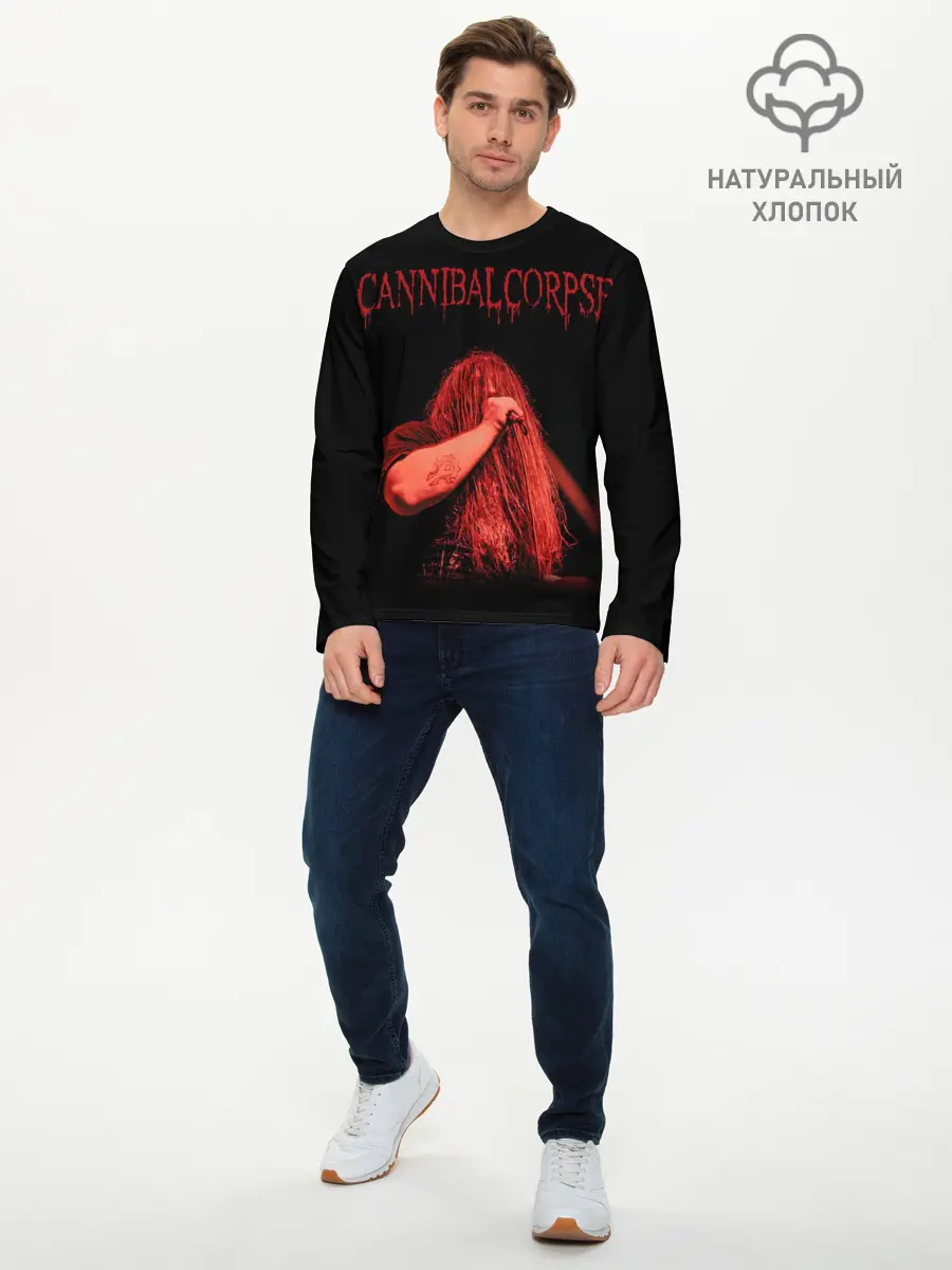 Мужской лонгслив базовый / Cannibal Corpse #6 (P007_P004ooo2569431, P004ooo2569431)