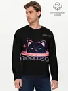 Мужской лонгслив базовый / Face Off- Moon cat (P007_P004ooo2573151, P004ooo2573151)