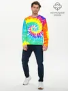 Мужской лонгслив базовый / TIE-DYE СТЕНА (P007_P004ooo2572757, P004ooo2572757)