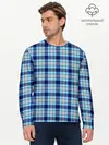 Мужской лонгслив базовый / The Gentlemen Blue (P007_P004ooo2576857, P004ooo2576857)
