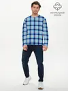 Мужской лонгслив базовый / The Gentlemen Blue (P007_P004ooo2576857, P004ooo2576857)
