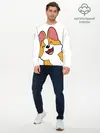 Мужской лонгслив базовый / Счастливый песик (P007_P004ooo2578851, P004ooo2578851)